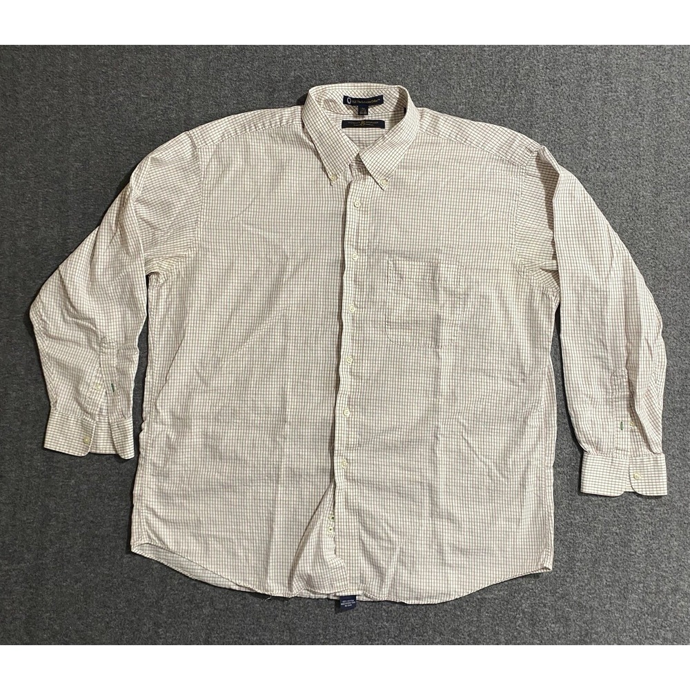 Tommy Hilfiger Tommy Traveler TLC Lifetime Collar Long Sleeve Size 17.5-34/35